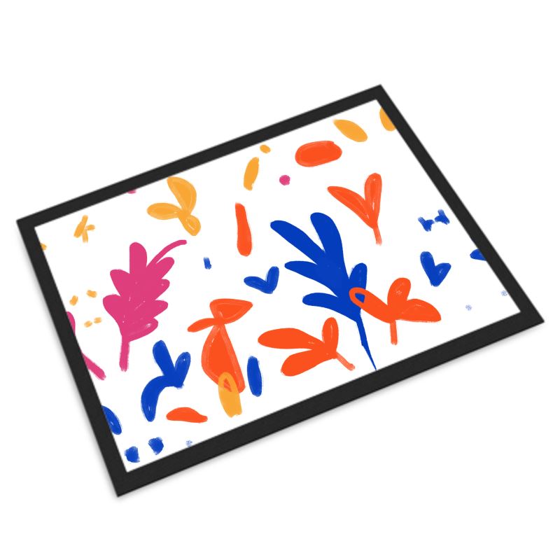 Abstract Leaf & Plant Door Mats by The Photo Access