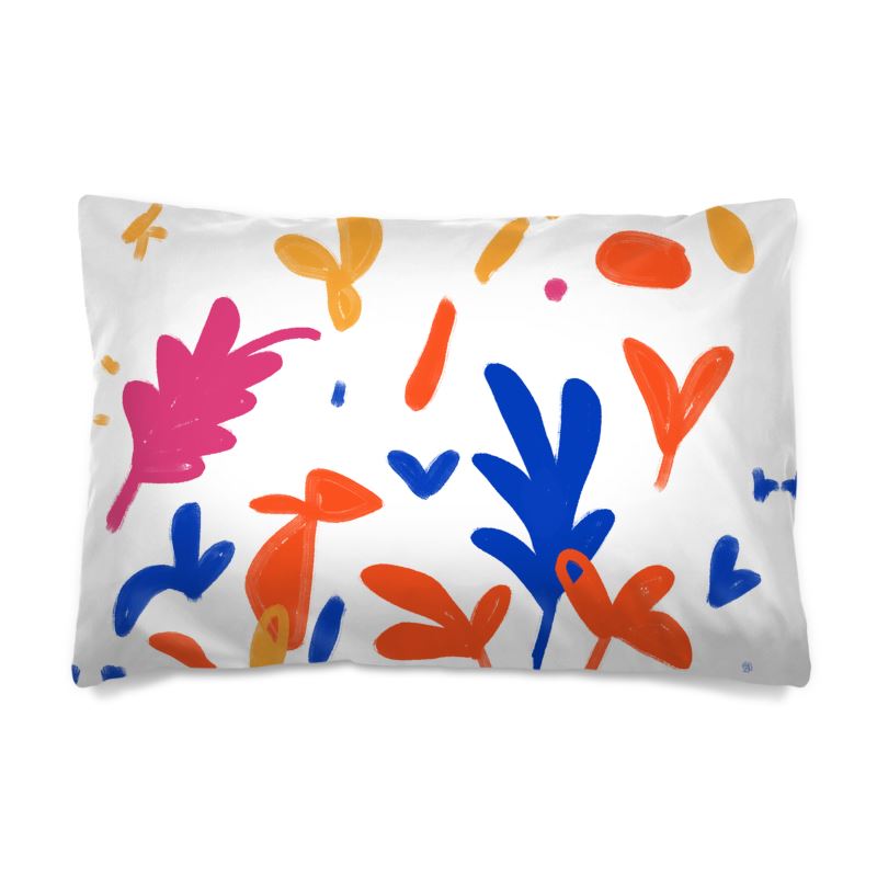 Abstract Leaf & Plant Pillow Cases sizes by The Photo Access