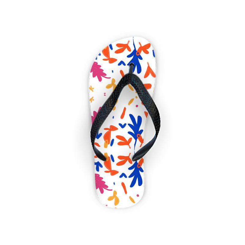 Abstract Leaf & Plant Flip Flops by The Photo Access