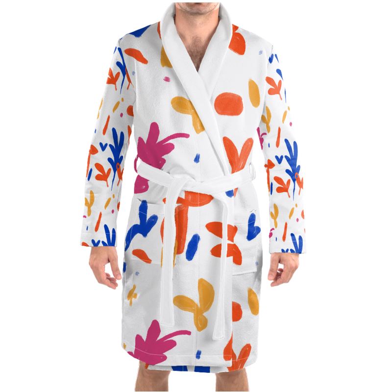 Abstract Leaf & Plant Bathrobe by The Photo Access