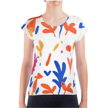 Load image into Gallery viewer, Abstract Leaf &amp; Plant Ladies T-Shirt by The Photo Access
