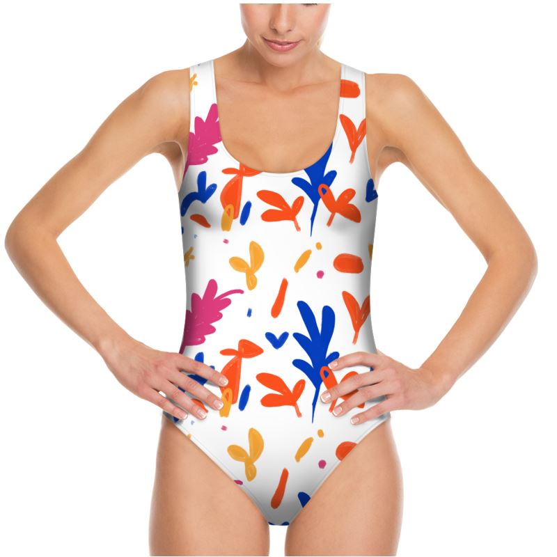 Abstract Leaf & Plant Swimsuit by The Photo Access