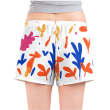 Load image into Gallery viewer, Abstract Leaf &amp; Plant Ladies Pajama Shorts by The Photo Access
