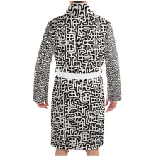 Load image into Gallery viewer, Hand Drawn Labyrinth Bathrobe by The Photo Access
