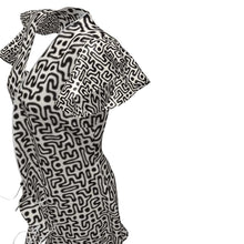Загрузить изображение в средство просмотра галереи, Hand Drawn Labyrinth Tea Dress by The Photo Access
