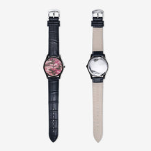 将图片加载到图库查看器，Pink Camouflage Classic Fashion Unisex Print Black Quartz Watch Dial by The Photo Access
