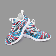 Cargar imagen en el visor de la galería, Colorful Thin Lines Art Unisex Lightweight Sneaker City Runner by The Photo Access
