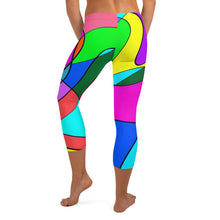 Load image into Gallery viewer, Museum Colour Art Capri Leggings by The Photo Access
