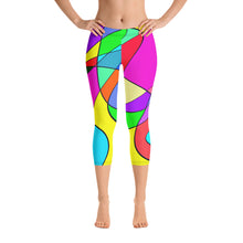 Load image into Gallery viewer, Museum Colour Art Capri Leggings by The Photo Access
