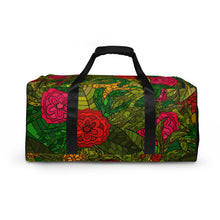 将图片加载到图库查看器，Hand Drawn Floral Seamless Pattern 100% Polyester Duffle Bag by The Photo Access
