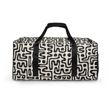 将图片加载到图库查看器，Hand Drawn Labyrinth 100% Polyester Duffle Bag by The Photo Access
