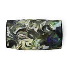 Load image into Gallery viewer, Abstract Fluid Lines of Movement Muted Tones 100% Polyester Duffle Bag by The Photo Access
