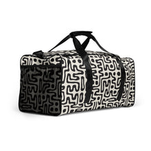 Load image into Gallery viewer, Hand Drawn Labyrinth 100% Polyester Duffle Bag by The Photo Access
