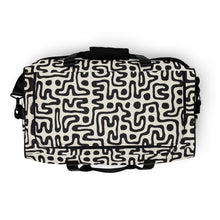 将图片加载到图库查看器，Hand Drawn Labyrinth 100% Polyester Duffle Bag by The Photo Access
