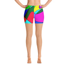 Load image into Gallery viewer, Museum Colour Art Spandex Shorts by The Photo Access
