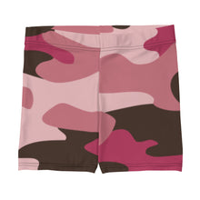 将图片加载到图库查看器，Pink Camouflage Spandex Shorts by The Photo Access
