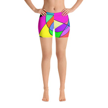 Load image into Gallery viewer, Museum Colour Art Spandex Shorts by The Photo Access
