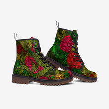 Load image into Gallery viewer, Hand Drawn Floral Seamless Pattern Casual Leather Lightweight boots MT by The Photo Access
