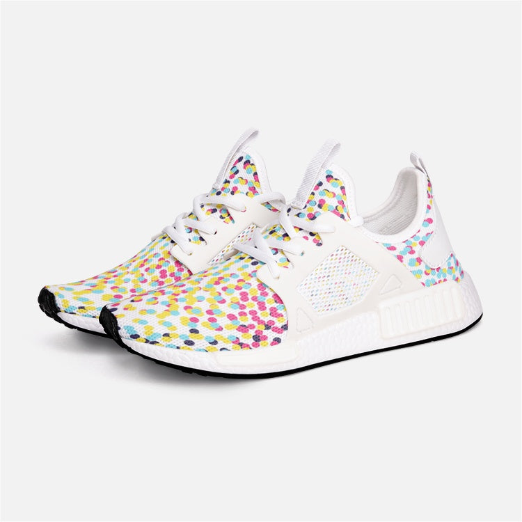 Colorful Neo Memphis Geometric Pattern Unisex Lightweight Sneaker by The Photo Access