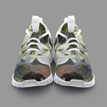 Load image into Gallery viewer, Abstract Fluid Lines of Movement Muted Tones Unisex Lightweight Sneaker City Runner by The Photo Access
