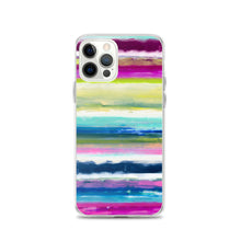 将图片加载到图库查看器，Colorful Oil Paint Stripes iPhone Case by The Photo Access
