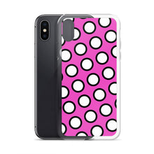 Lade das Bild in den Galerie-Viewer, Pink Polka Dots iPhone Case by The Photo Access
