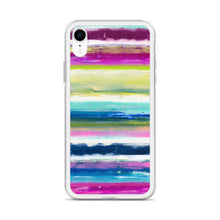 Load image into Gallery viewer, Colorful Oil Paint Stripes iPhone Case by The Photo Access
