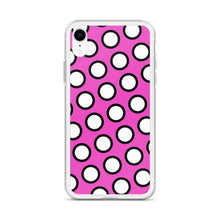 Load image into Gallery viewer, Pink Polka Dots iPhone Case by The Photo Access
