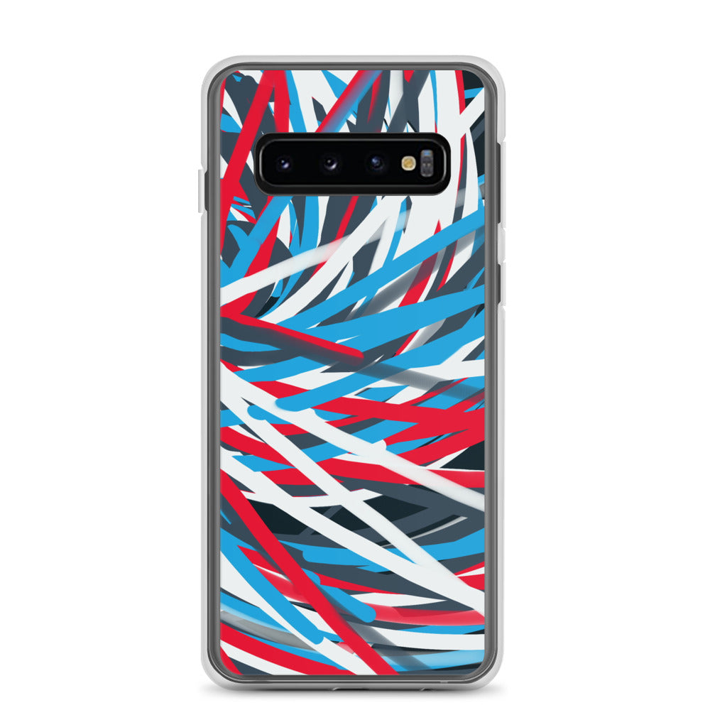 Colorful Thin Lines Art Samsung Case by The Photo Access