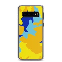 Cargar imagen en el visor de la galería, Yellow Blue Neon Camouflage Samsung Case by The Photo Access
