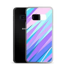 Load image into Gallery viewer, Blue Pink Abstract Eighties Samsung Case by The Photo Access
