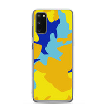 Cargar imagen en el visor de la galería, Yellow Blue Neon Camouflage Samsung Case by The Photo Access
