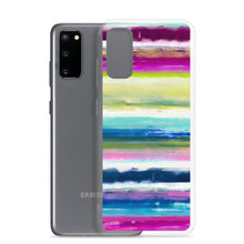 将图片加载到图库查看器，Colorful Oil Paint Stripes Samsung Case by The Photo Access
